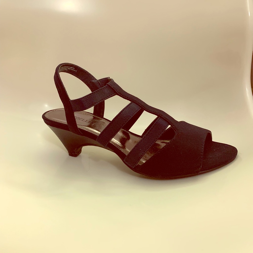 Navy Marbella Heels with Straps